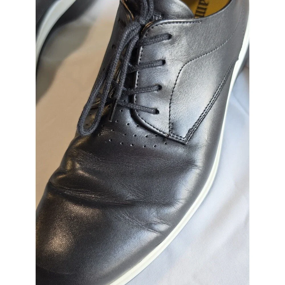 Amberjack The Original Obsidian Black Leather Oxford Shoes Men's 9.5 M Portugal